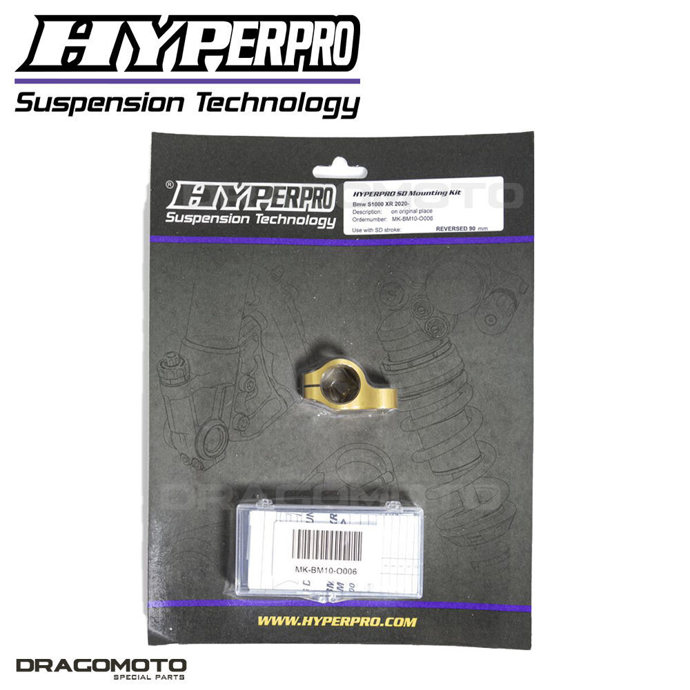 Rabaissement de 40mm moto avec le kit Hyperpro pour Yamaha BT 1100 Bulldog