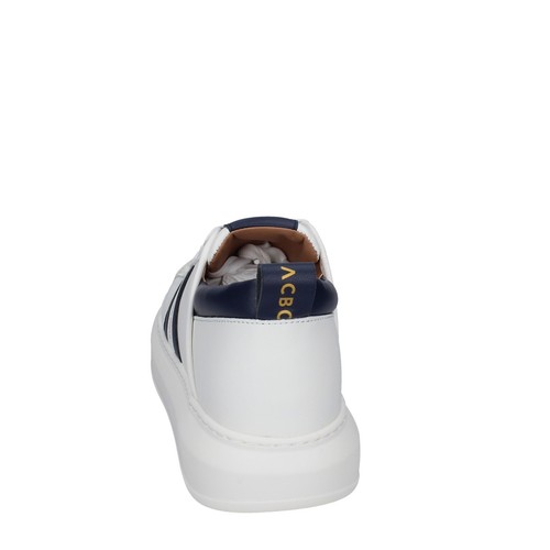 Chaussures Homme ALEXANDER SMITH 8 (EU 42) Baskets Cuir Blanc Bleu EX548-42 - Photo 2 sur 5