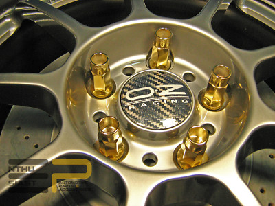 Steel Tuner JDM Lug Nuts Stahl Radmuttern M12 x 1.5 Gold