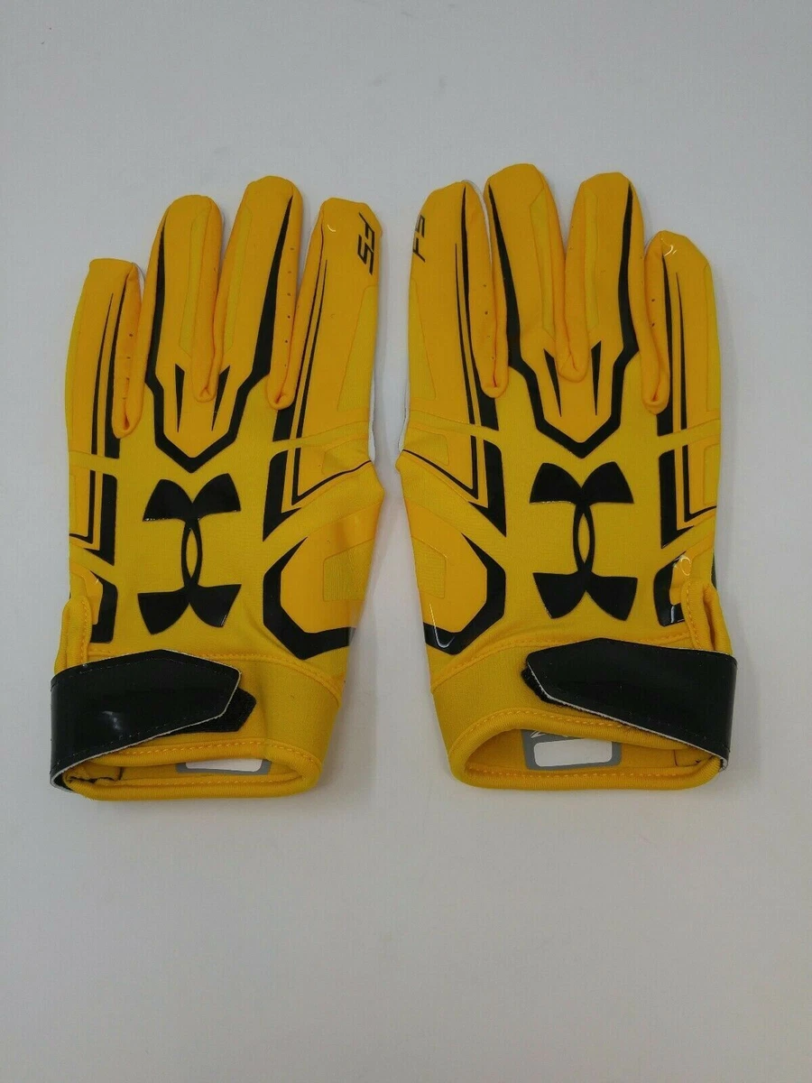 Yellow Football Gloves for sale | eBay