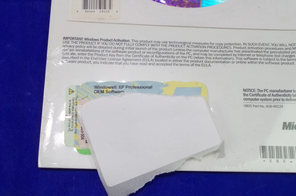 MICROSOFT WINDOWS XP PROFESSIONAL con SISTEMA OPERATIVO COMPLETO SP2 MS WIN PRO 32 bits Foto 2 de 4