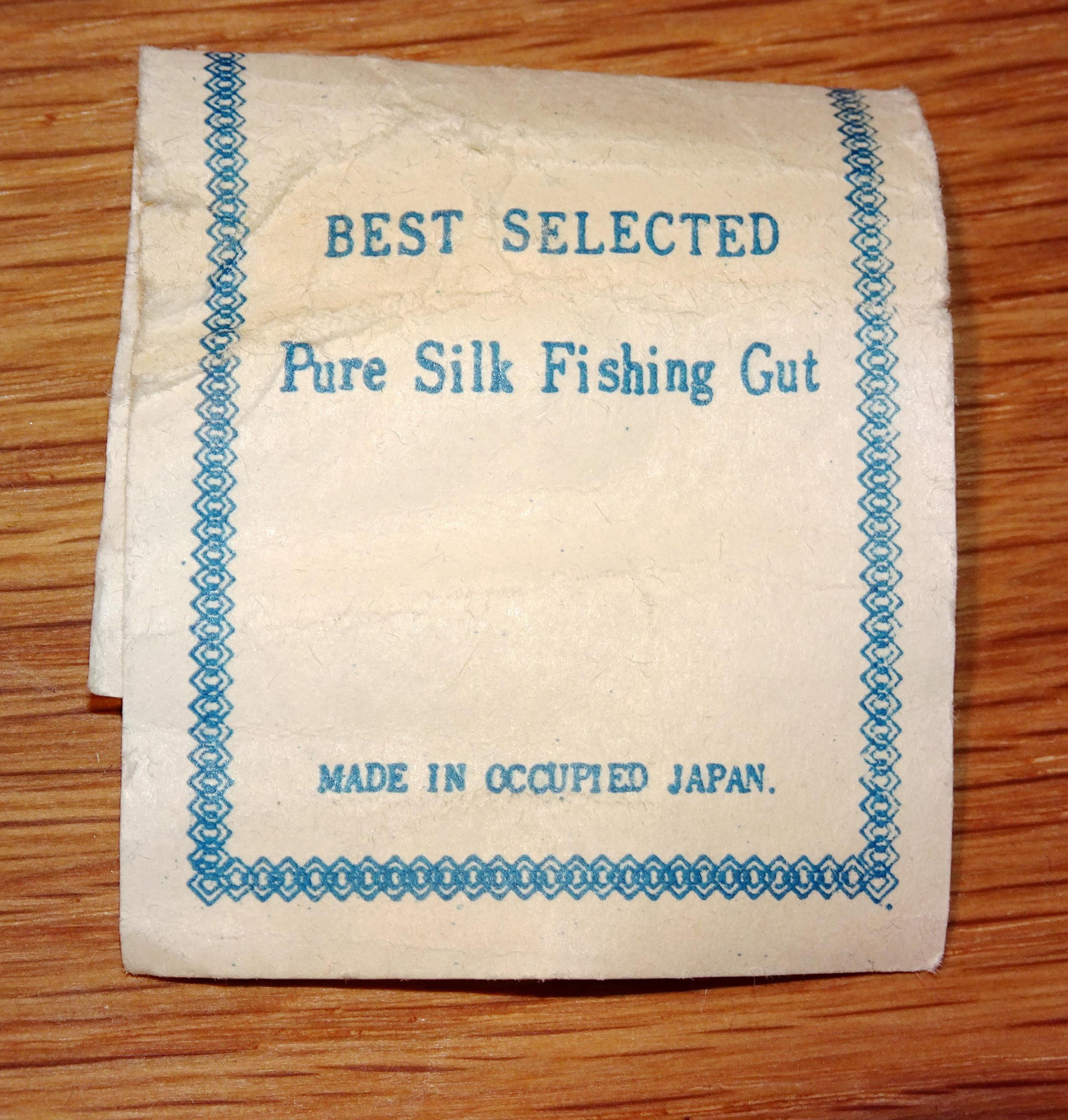 Vintage Japanese Twisted Fishing Gut, 3ft length Unused. Classic