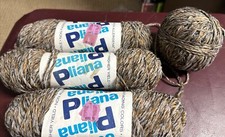 Pliana Jaguar Variegated Gray Gold 4 Skeins 1.75 50G