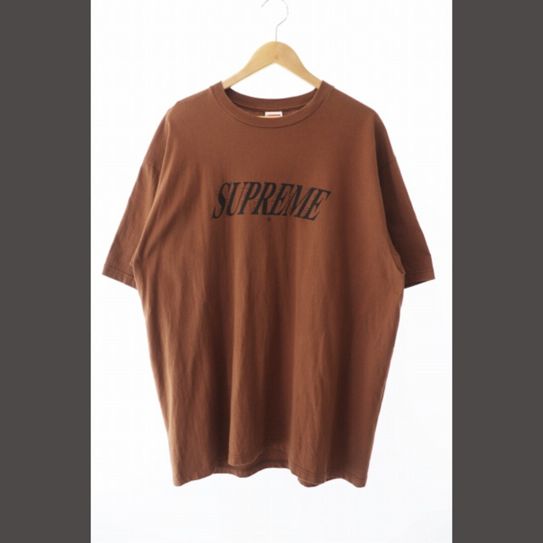 Supreme 22AW Slap Shot Tee Logo Short Sleeve T Shirt XL Brown  
