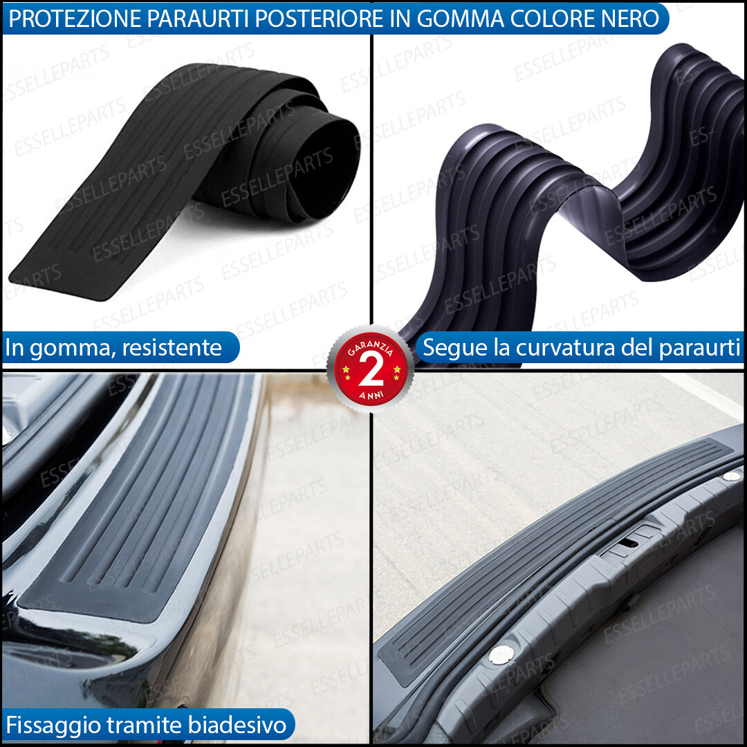 Protezione Battivaligia Per Mercedes Vito W447 - ABS Nera, Con Adesivo - Foto 8