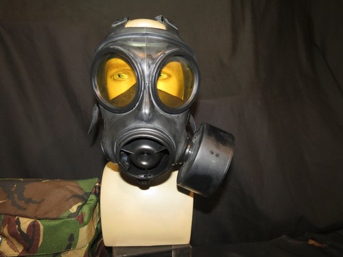 S10 Gasmaske Einzelfilter Orange Tönung 2mm Polycarbonat Gläser. Größe 2 - Bild 6 von 10