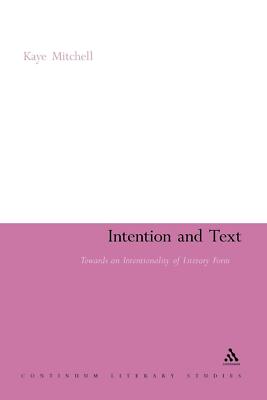 Intention and Text: Towards an Intentionality of Literary Form: 192