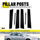 For Acura TL 2004-2008 Glossy Black Pillar Post Door Trim Accessories 6pcs/set A