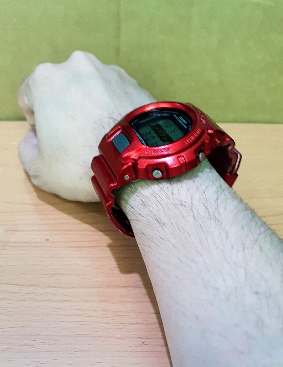 Vintage G-Shock DW-6600 Metallic Red Wave Tide Surfing Face Vintage G-Shock DW-6600 Metallic Red Wave Tide Surfing Face