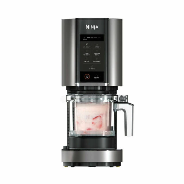 Ninja NC300UK 800W Electric Ice Cream Maker - Black/Grey (5 Tubs)