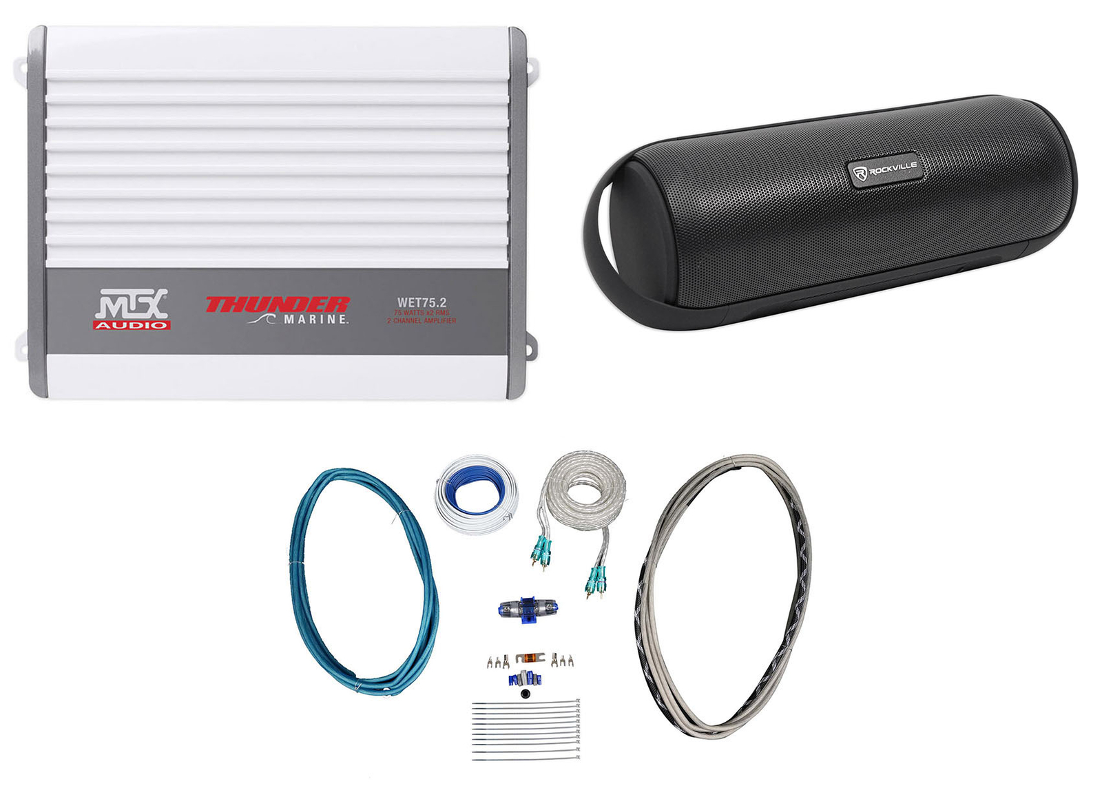 MTX WET752 200 Вт 2-канальный морской усилитель Комплект усилителей Динамик для лодок квадроциклов UTV RZR 31090₽