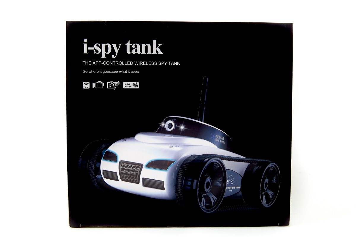 I-Spy Tank with Microphone & Night Vision Camera Wifi & Live Stream (White)