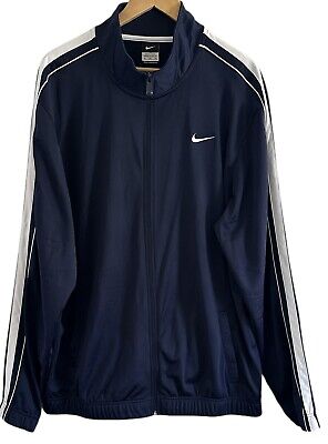 Nike Mens Track Jacket Basketball Full Zip In/Out Pockets Nike Mens Track Jacket Basketball Full Zip In/Out Pockets