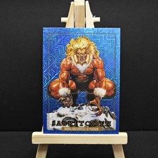 Sabretooth 2024 Skybox Marvel Masterpieces '92 Blue Traxx Platinum #78