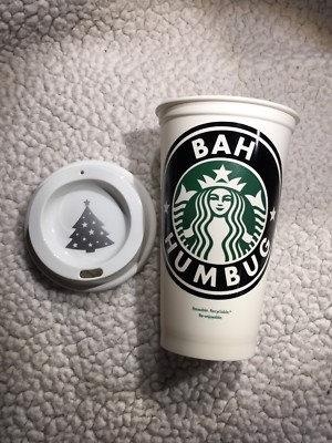 ''Bah Humbug'' Personalized Starbucks Cup, w/Free Ship & Quantity Discounts!