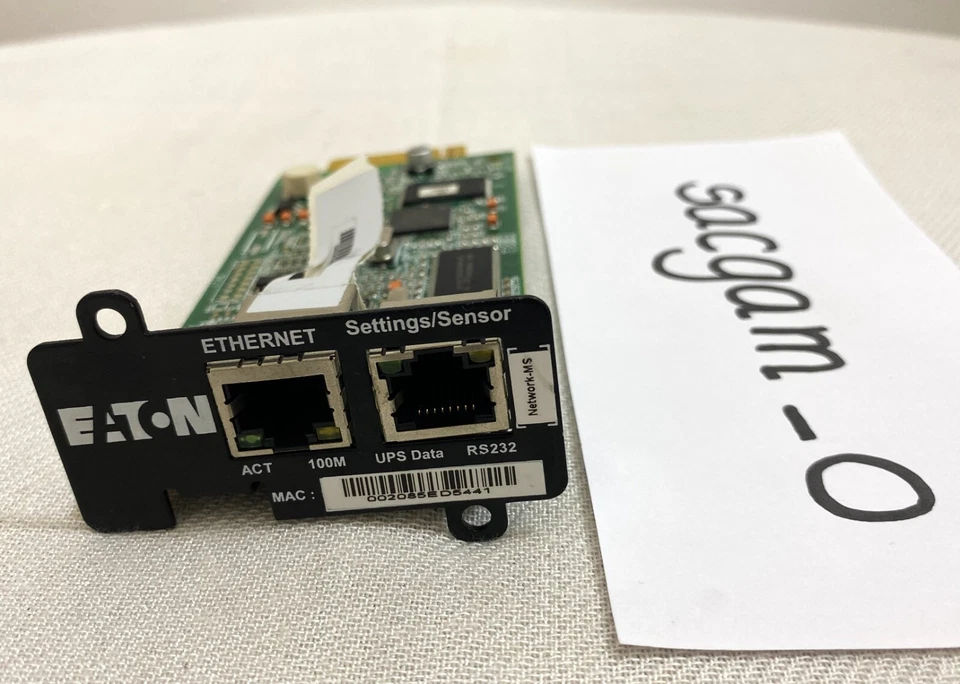 EATON Network Management Card MS SNMP/WEB Adaptor 710-00255-03P. - Image 2 of 4