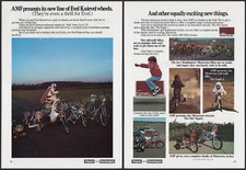AMF / EVEL KNIEVEL Bikes Orig. 1976 Trade AD / ADVERT Roadmaster Motocross