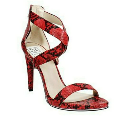 Kenneth Cole Brooke Red Snake Print 
