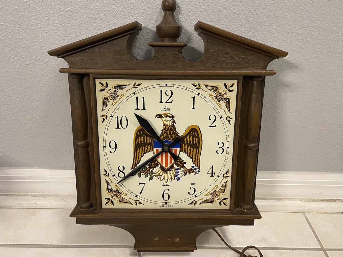 Vintage Electric Robert Shaw Lux Wall Clock USA | eBay