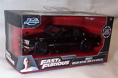 Fast and Furious Brians Nissan Skyline 2000 GT-R KPGC10 schwarz 1:32 Jada 99602 RB