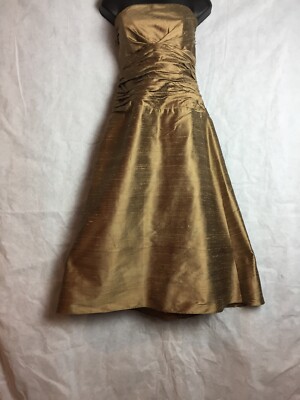 Nikolia Maids Custom Designed Size 37.5-33-41 Brides Maids Dress Formal Copper