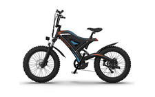 New Electric Bike 20" 500W 48V/15Ah E Mountain Bicycle Fat Tire Ebike 7Speed