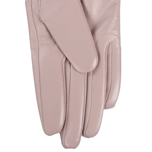 Women's Winter Genuine Leather Gloves Rex Rabbit Fur Warm Trim Cuff Velvet Lined - Picture 76 of 88