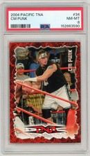 2004 Pacific TNA - #34 CM Punk RC Rookie - PSA 8 NM-MT