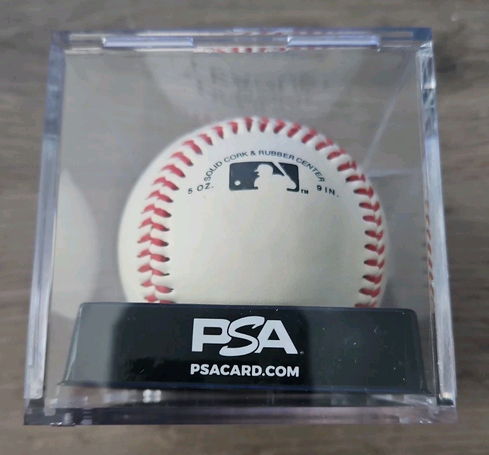 Frank Thomas Chicago White Sox Autographed Rawlings Baseball PSA COA view 3