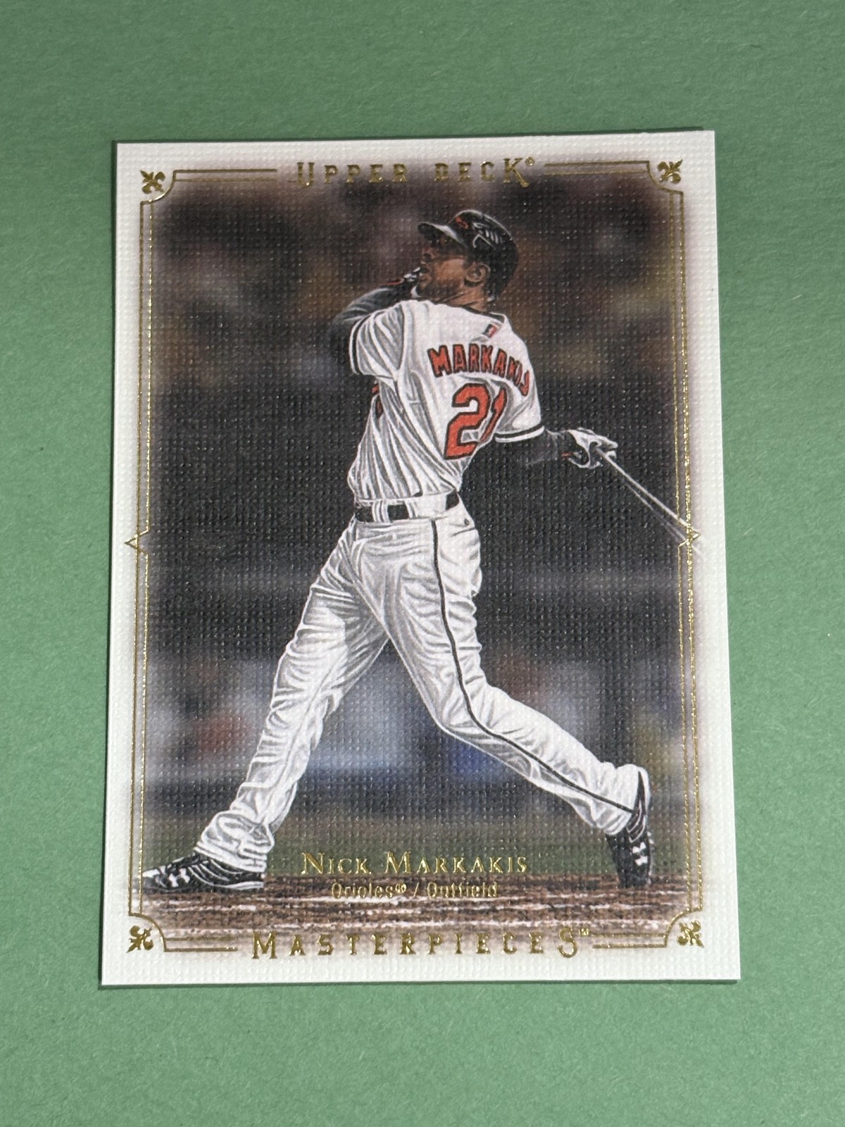 Nick Markakis 2008 Upper Deck Masterpieces Baltimore Orioles #10 Y352