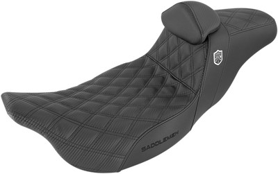 Saddlemen SDC Performance Motorcycle Seat & Backrest 08-22 Harley Touring FLHX
