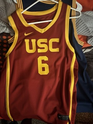 Nike LeBron Bronny James Jr. USC Trojans NCAA Basketball Dri Fit Jersey Large