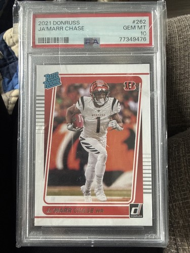 2021 Panini Donruss - Rated Rookie Ja'Marr Chase #262 (RC)