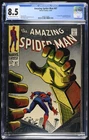 AMAZING SPIDER-MAN #67 - cgc 8.5 - OW/W pages - Marvel/1968