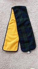 Gap Kids Green Plaid Winter Scarf EUC Fleece Boys EUC