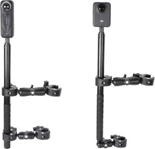 Motorcycle Mount kit for Insta360 One X5 X4 X3 X2 RS- Double Clamps Handlebar Ho