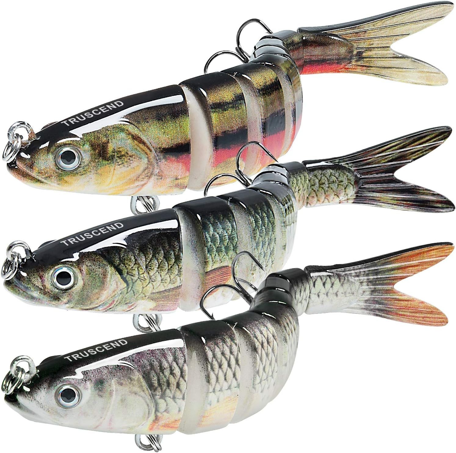 8-Segment Lifelike Swimbait Lures - Realistic Action for Freshwater & Saltwater - Image 3