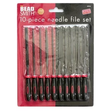 BeadSmith® Ergo Needles 10 Pieces File Set Grade Steel for Jewelry Making