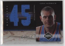 2010 Limited Freshman Jumbo Materials Jersey Numbers /99 Cole Aldrich #11 0ie5