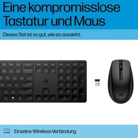 Hp 655 - Tastatur-Und-Maus-Set - Kabellos - 2.4 Ghz