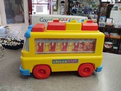 Vintage CHICCO Italy 63023 COUNTING Numbers SCHOOL BUS Complete - Original Box 