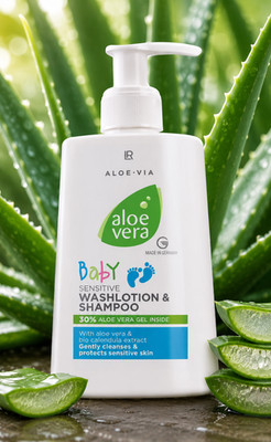 LR ALOE VIA Aloe Vera Baby Sensitive Waschlotion & Shampoo 250 ml