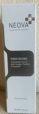 Neova Power Defense Antioxidant Serum + Copper Peptide Complex Full Size 1 Ounce