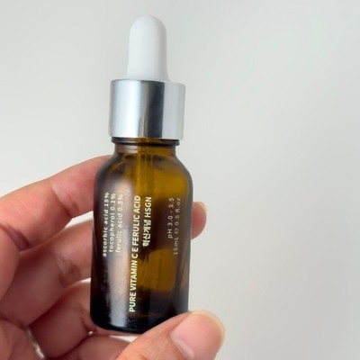 HSGN Pure 15% Vitamin C E Ferulic Acid Serum 15ml Whitening Serum K-Beauty NEW