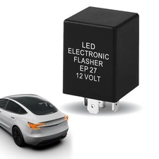 HHZL 5-pin EP27 LED Electronic Flasher Relay, Resistor 5-Pin EP27, Black