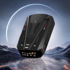 Car Radar Detector with Voice Speed Alerts, 360 Speed Detection Alarm System