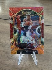2020-21 Panini Select - Concourse Russell Westbrook #39 Red White Orange Shimmer