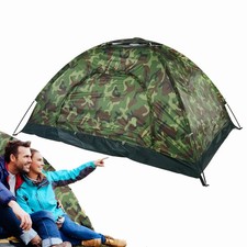 Image of 1-2 Person Man Family Tent Instant Pop Up Tent Outdoor Camping Hiking Festival