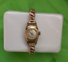 Orologio dorato da donna vintage Funzionante