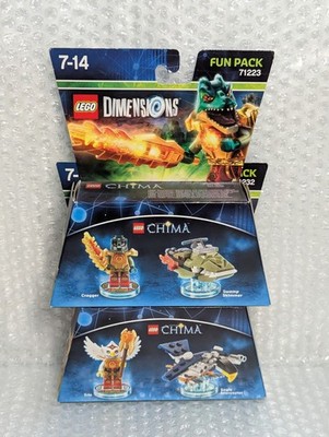 Lego Dimensions 71223 + 71232 Lego Chima Neu/OVP Eris Cragger